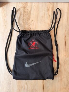 Nike x Hockey Canada Black Drawstring Gym Bag